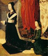 Hugo van der Goes Sts Margaret and Mary Magdalene with Maria Portinari Spain oil painting artist